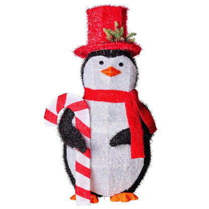 Christabelle 80cm Christmas Penguin Display with LED Lights Indoor Outdoor Decoration