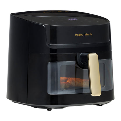 Morphy Richards 6.5L Digital Air Fryer MRAF72BK LED Touch Panel 8 Preset Cooking Programs Non Stick Drawer - Black