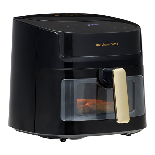 Morphy Richards 6.5L Digital Air Fryer MRAF72BK LED Touch Panel 8 Preset Cooking Programs Non Stick Drawer - Black