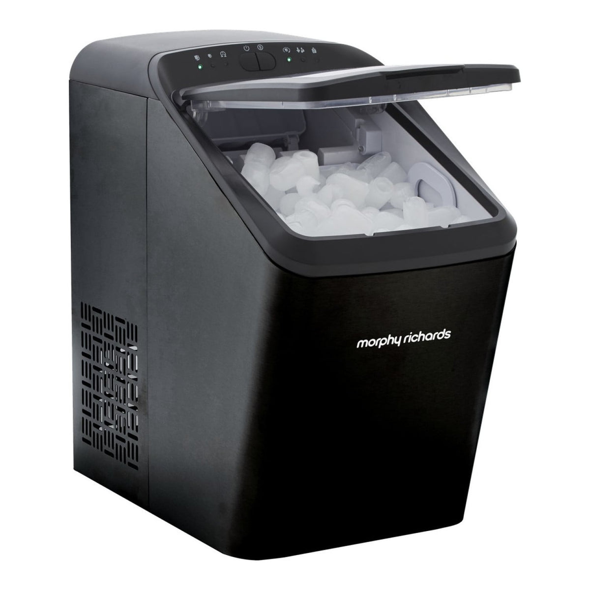 Morphy Richards Compact 15kg Ice Maker Ice Cube Machine Matte Black