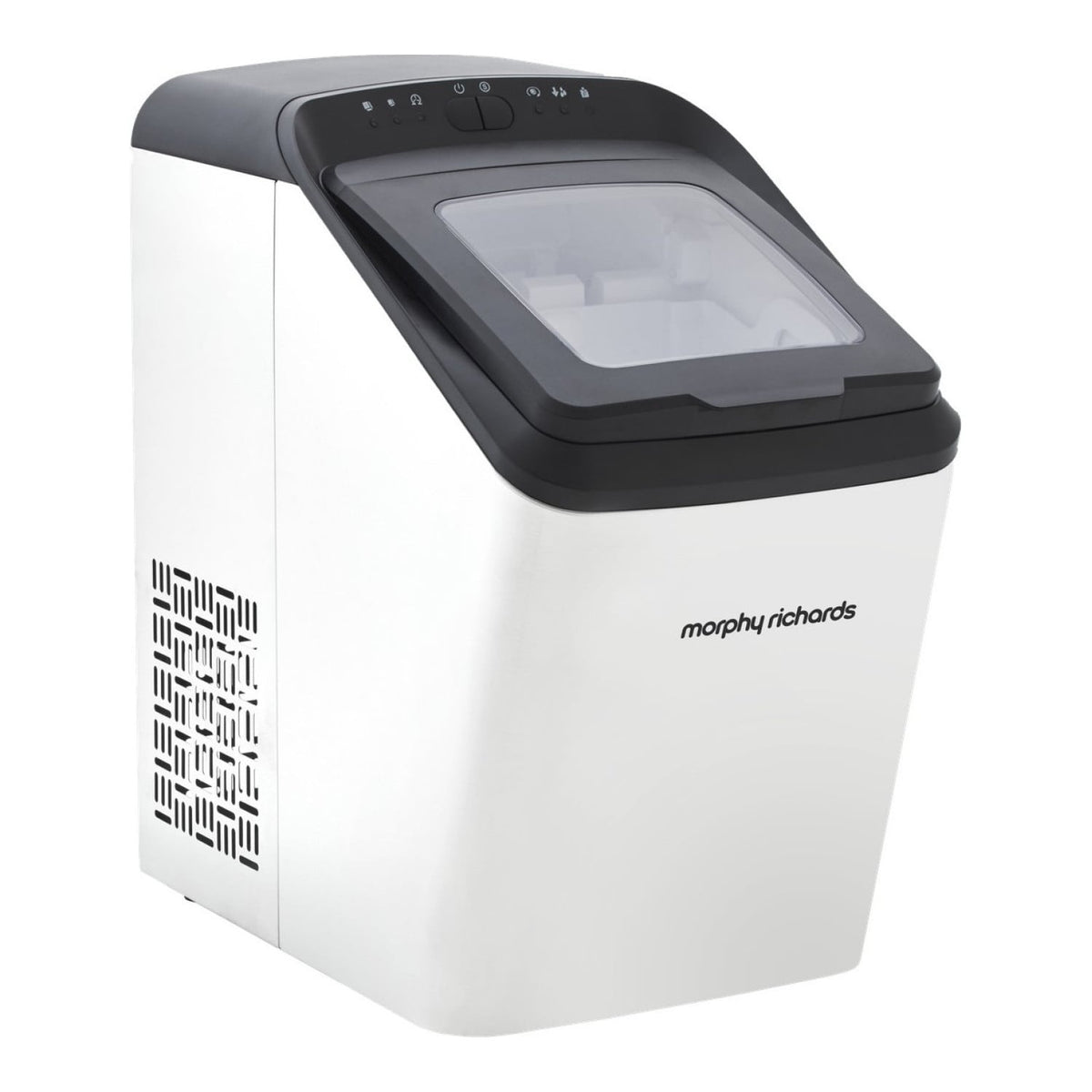 Morphy Richards Compact 15kg Ice Maker Ice Cube Machine Matte White