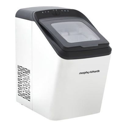 Morphy Richards Compact 15kg Ice Maker Ice Cube Machine Matte White