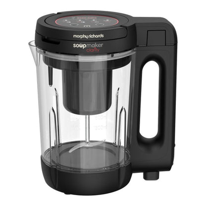 Morphy Richards Clarity 1.6L Soup Maker 4 Functions Fast Soup Blender - MRSMC16BK