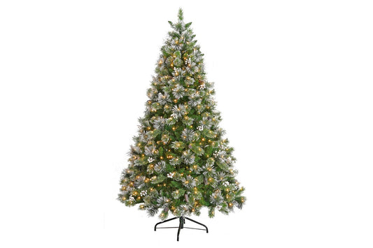 Christabelle 9ft Christmas Tree with Twinkle Lights - Bryson Pine