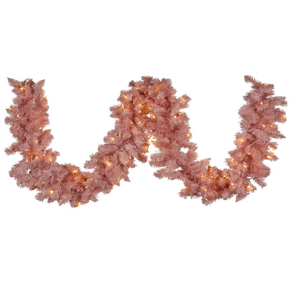 Christabelle Pretty in Pink Christmas Garland - 274cm