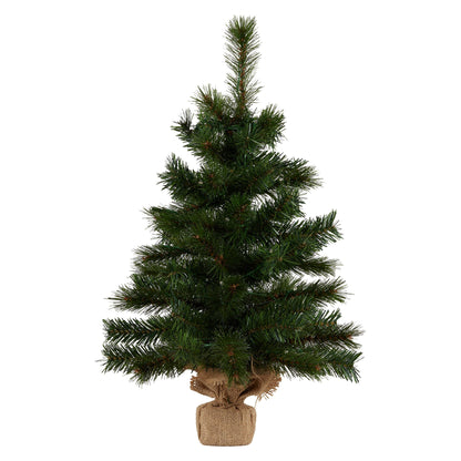 Christabelle 61cm Wintergreen Tabletop Pre-Lit Christmas Tree