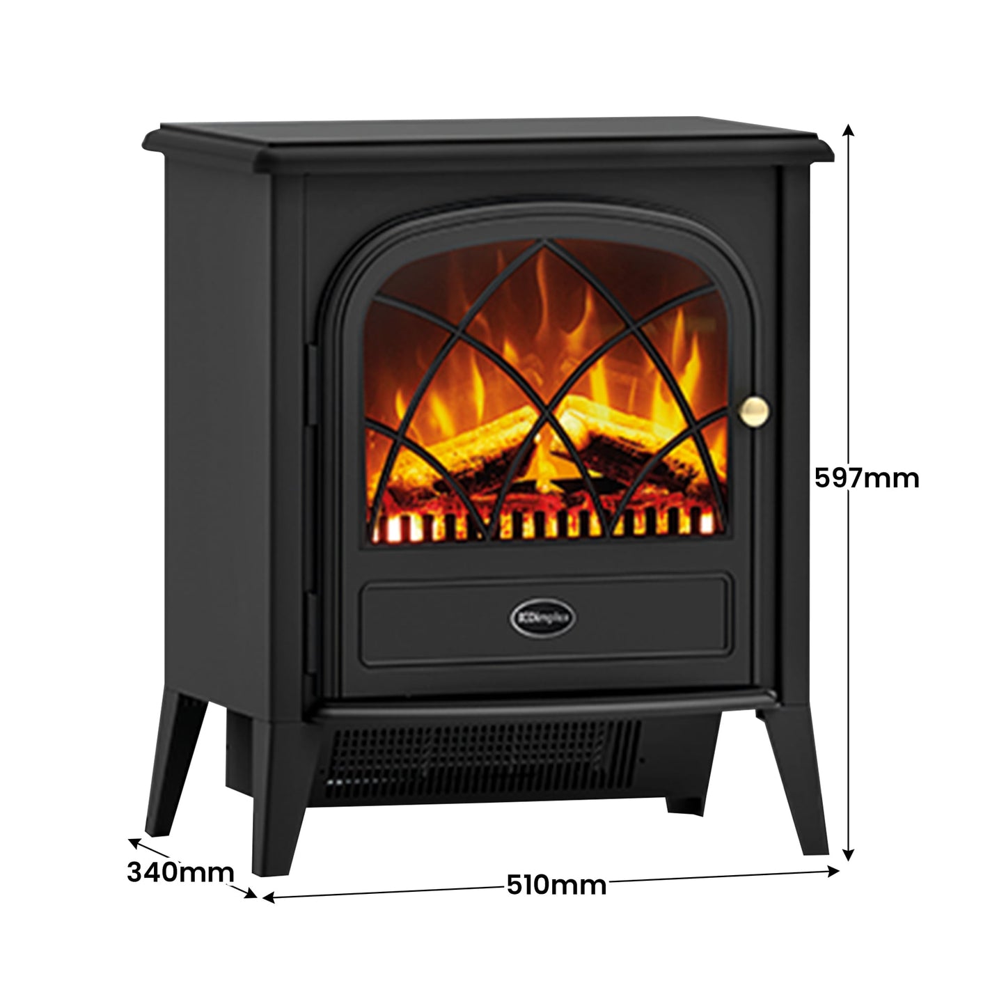 Dimplex 2kW Ritz Optiflame Portable Electric Fire Stove