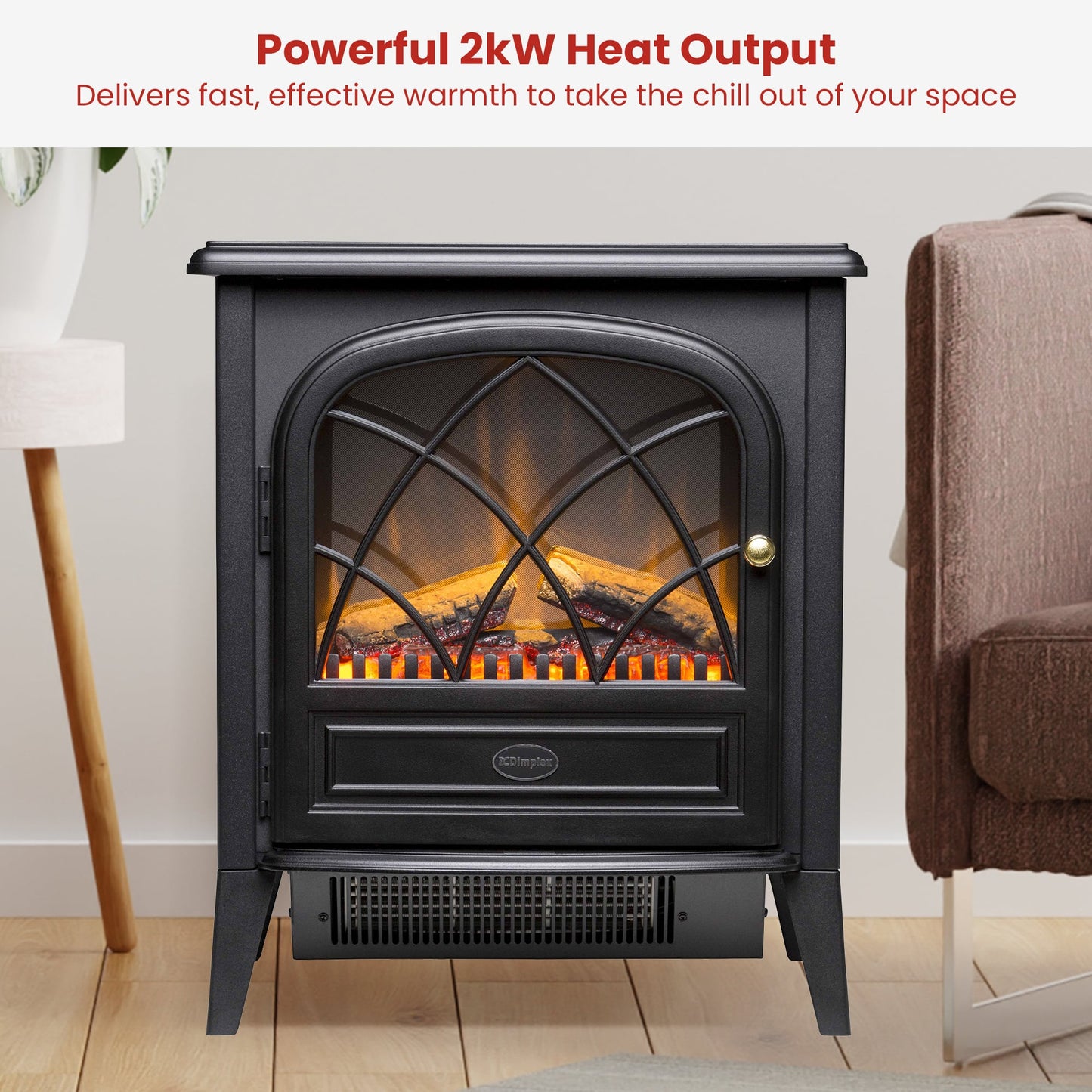 Dimplex 2kW Ritz Optiflame Portable Electric Fire Stove