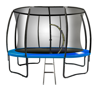 Kahuna Classic 14 ft Trampoline - Orange Blue