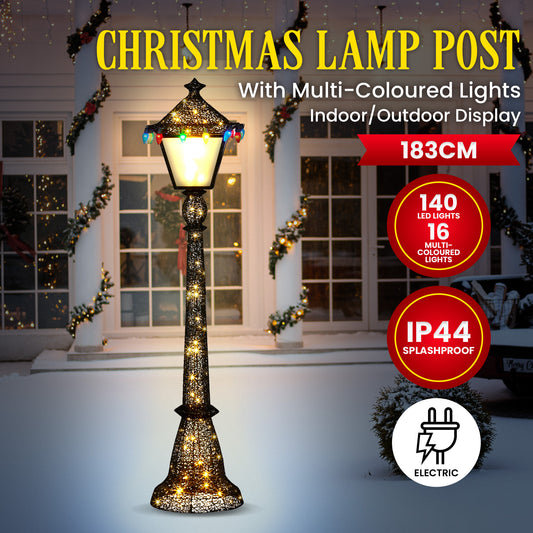 Christabelle Christmas Lamp Post Display -  183cm