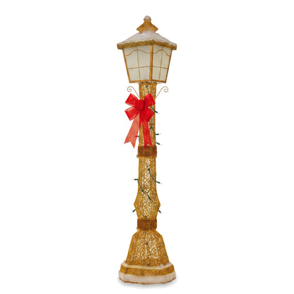 Christabelle 1.5m Festive Lamp Post Christmas Light Up Display LED Outdoor Indoor Xmas Yard Lawn Statue Home Decor