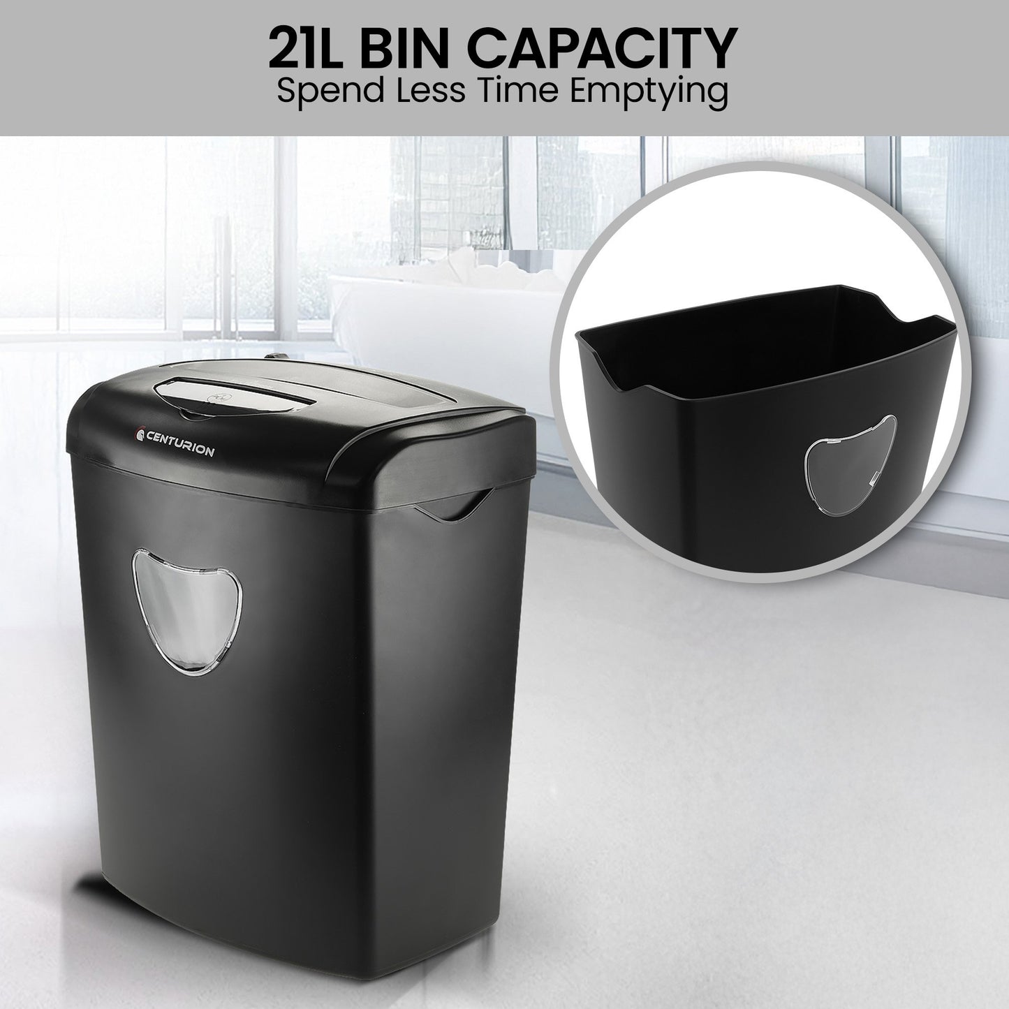 Centurion 21L 10 Sheets Paper Shredder