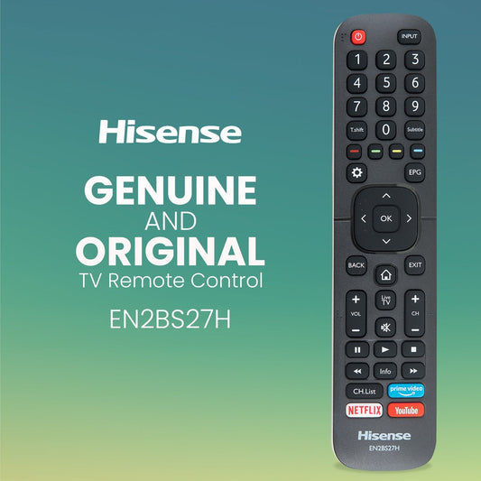 Hisense TV Remote Control - T250554 and EN2BS27H