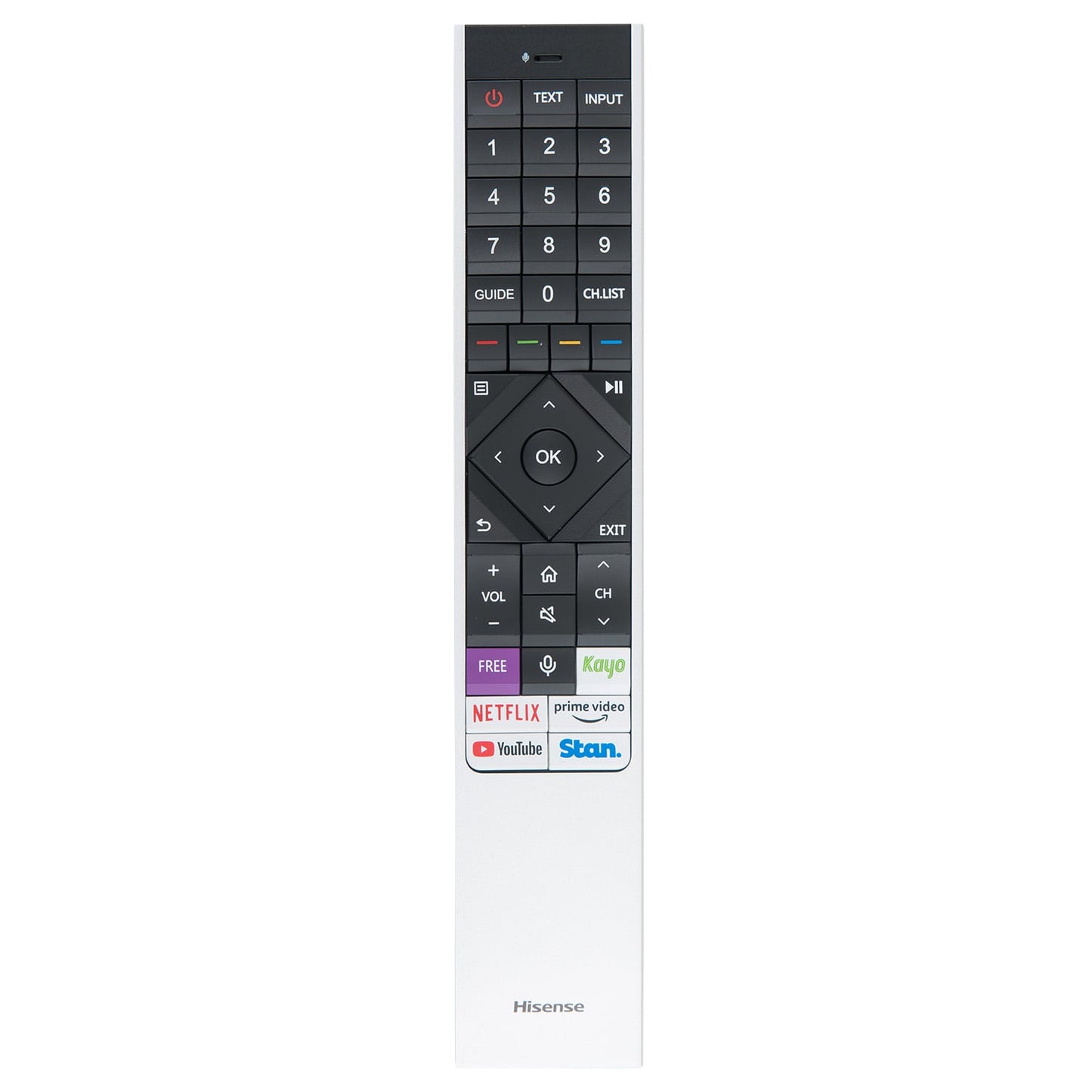 Hisense TV Remote Control T285172 ERF6E64H