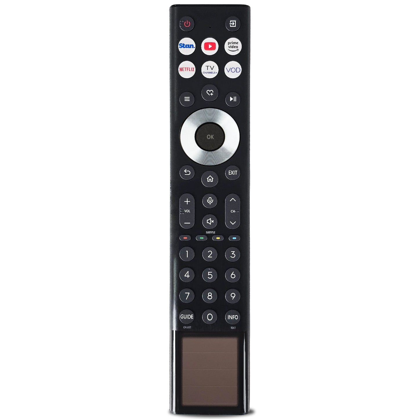 Hisense ERF6J66H Genuine Original TV Remote Control Replacement Remote for Hisense Solar Powered Smart TV Voice Function