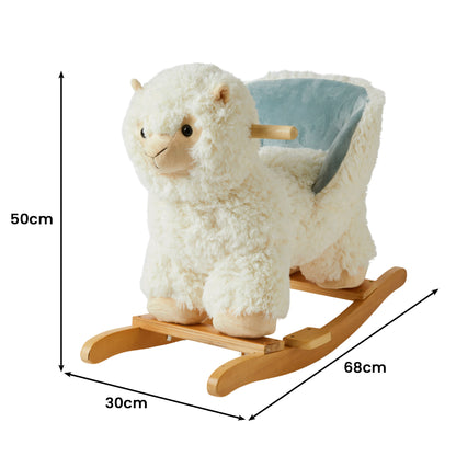Jiggle & Giggle Soft Plush Toy Rocker - Llama