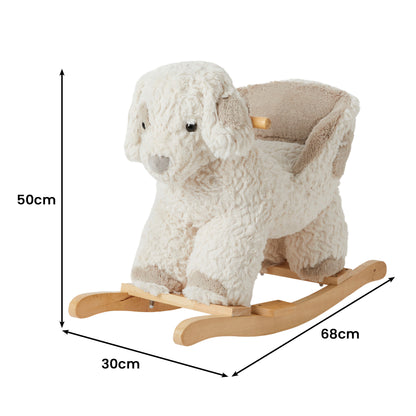 Jiggle & Giggle Soft Plush Toy Rocker - Puppy