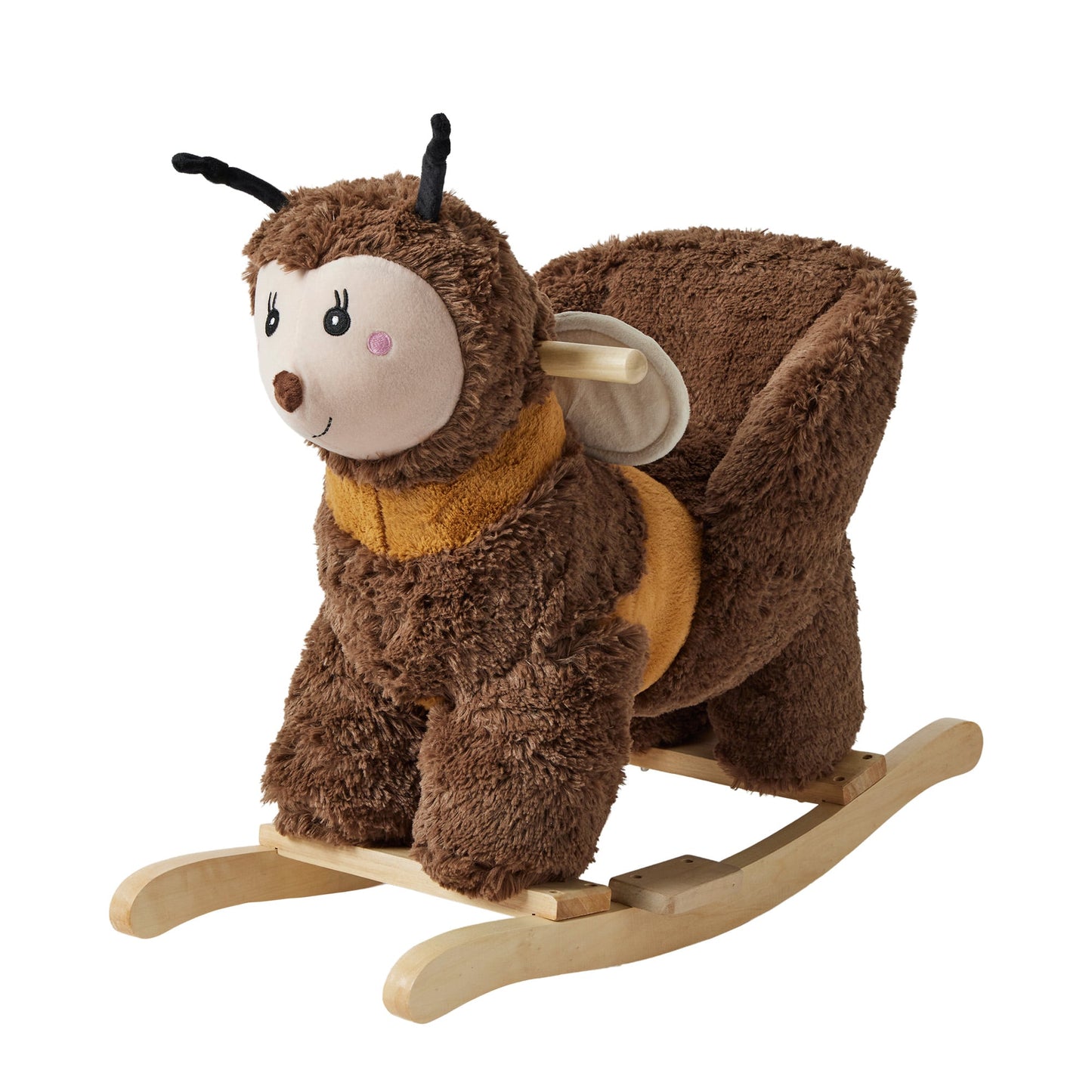 Jiggle & Giggle Soft Plush Toy Rocker - Bee