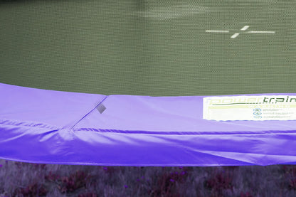 Kahuna Trampoline 12 ft with Basketball Set - Purple