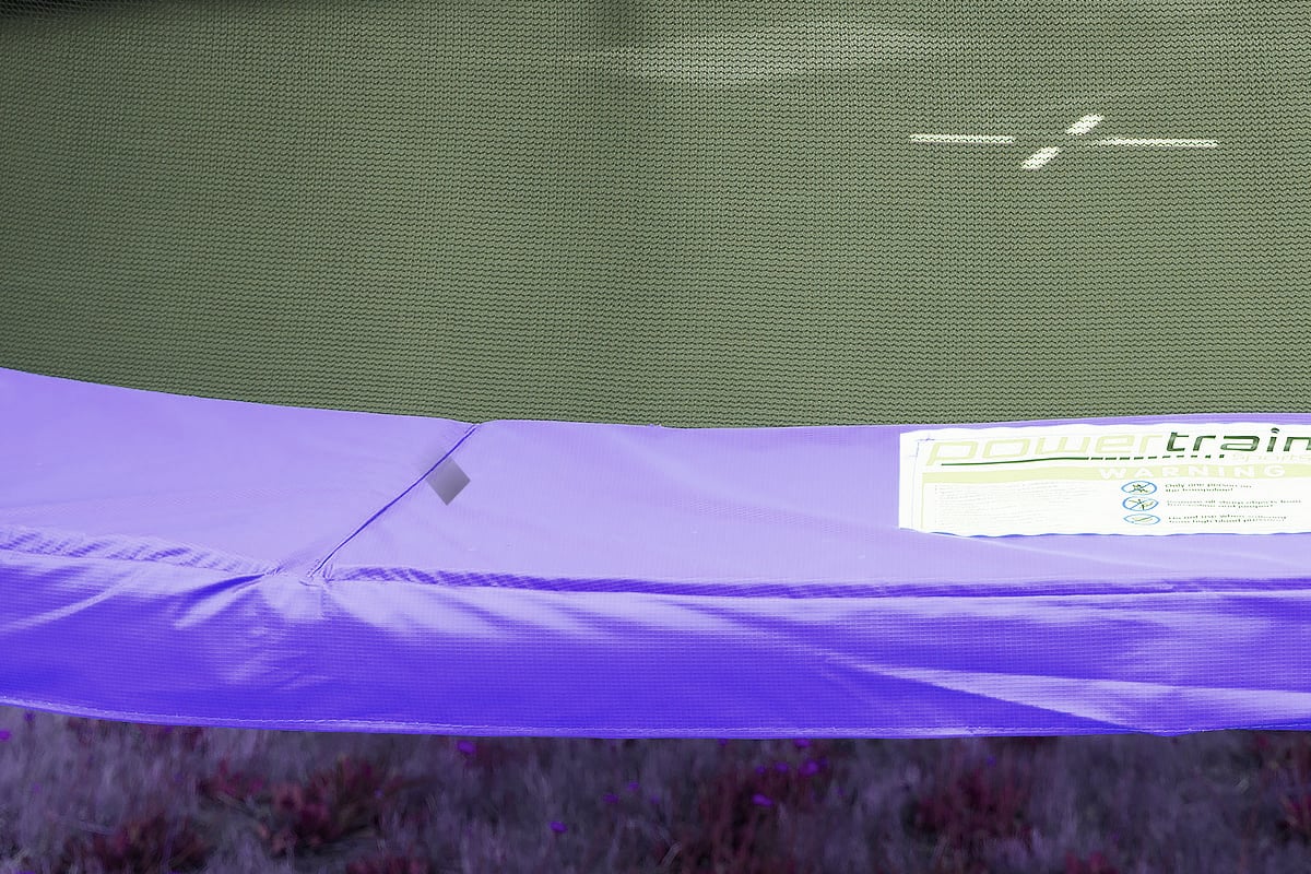 Trampoline 16 ft Kahuna with Basketball set - Purple