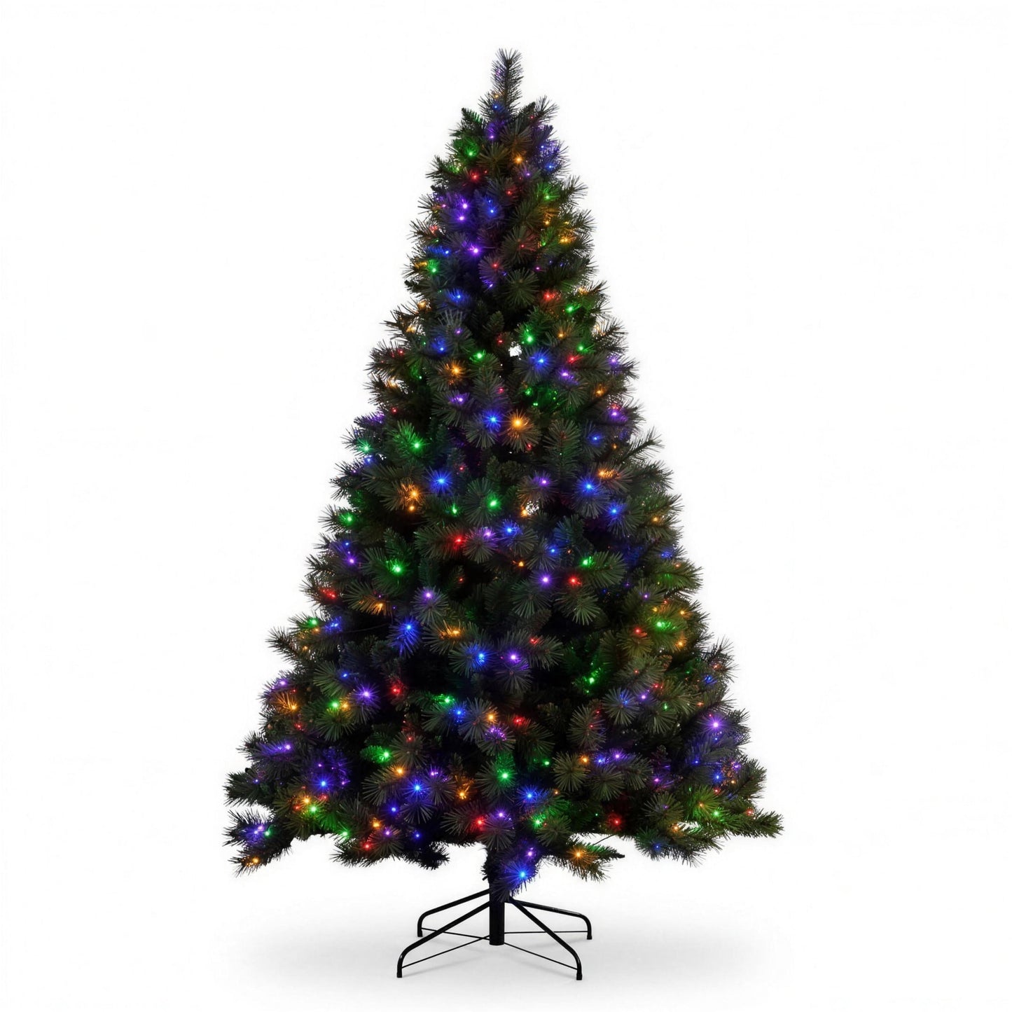Christabelle 2.3m 7.5ft Grand Sierra Christmas Tree Pre Lit Multi Function LED Memory Wire Artificial Indoor Xmas Decor