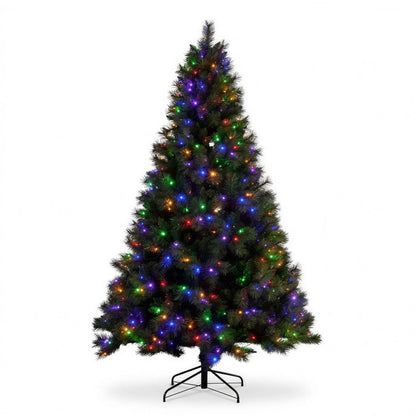 Christabelle 2.7m 9ft Grand Sierra Christmas Tree Pre Lit Multi Function LED Memory Wire Artificial Indoor Xmas Decor