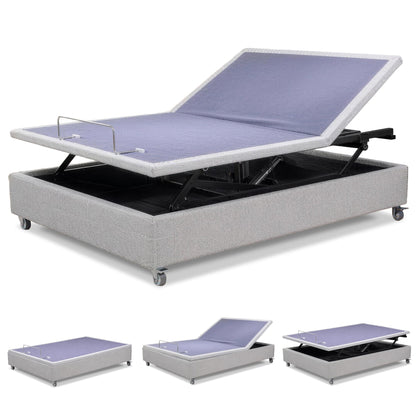 Sleep Australasia Therapedic Modulift Hospital Grade Double Electric Adjustable Bed Base with Massage & Wireless Remote