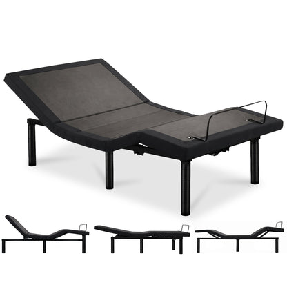 Therapedic Motion Adjustable Long Single Bed Base with Wireless Remote