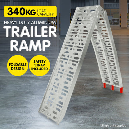 Kartrite Aluminium Folding Loading Ramp Atv Motorbike Motorcycle Golf Buggy Trailer