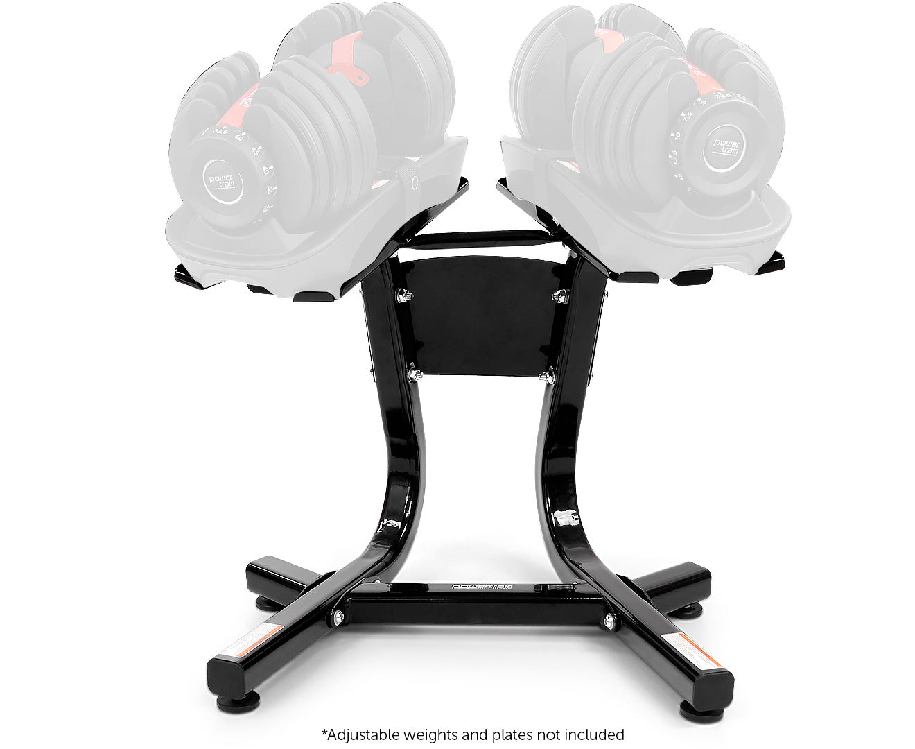 Powertrain Adjustable Dumbbells Stand Weight Plates