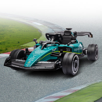 Aston Martin Aramco F1 Licensed Electric Kids Ride On Race Car