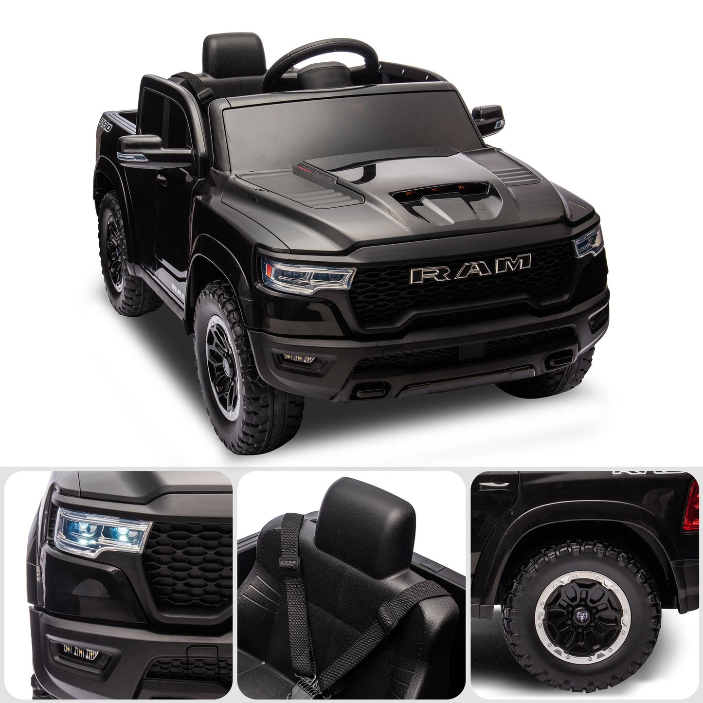 Kahuna Ram 1500 RHO Kids Electric Ride On Car with Remote Control