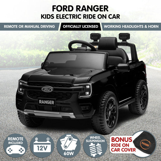Kahuna Ford Ranger Electric Kids Ride On Car - Black