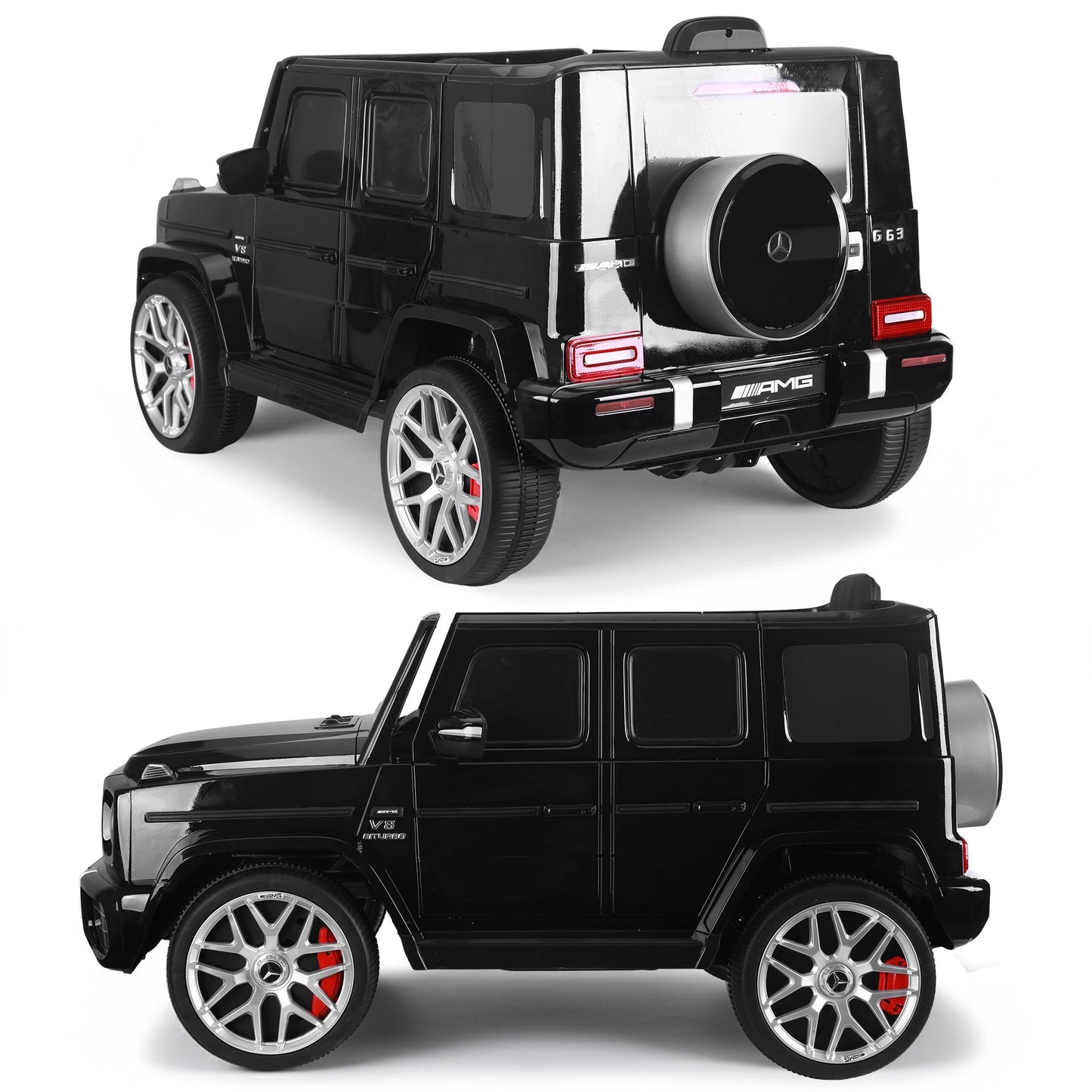 Kahuna Mercedes Benz AMG Licensed G63 Kids Electric Ride On Car Remote Control Dual 25W Motors Music Player LED Lights