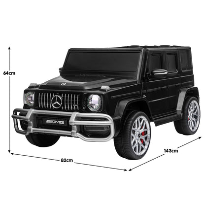 Kahuna Mercedes Benz AMG Licensed G63 Kids Electric Ride On Car Remote Control Dual 50W Motors Music Player LED Lights