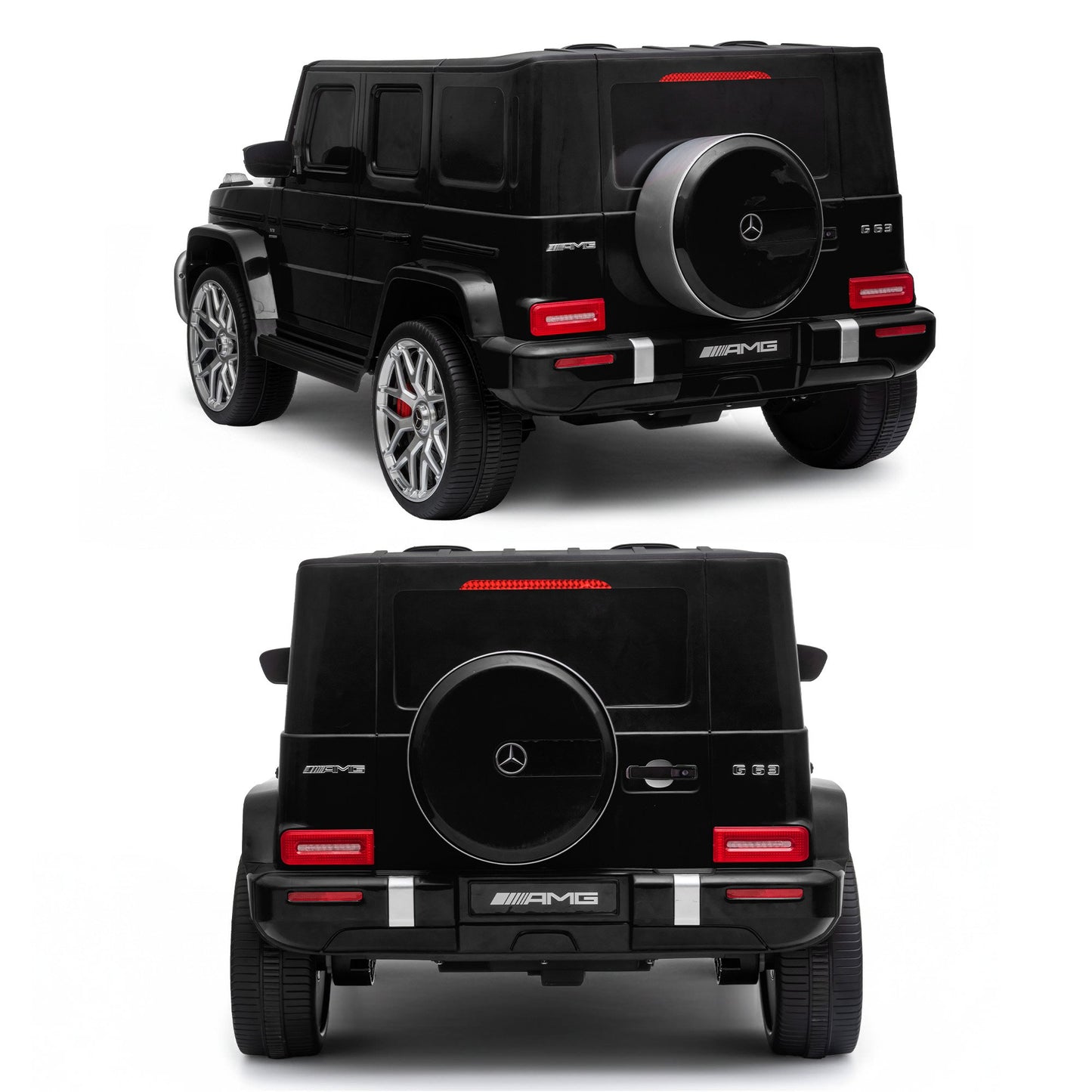 Kahuna Mercedes Benz AMG Licensed G63 Kids Electric Ride On Car Remote Control Dual 50W Motors Music Player LED Lights