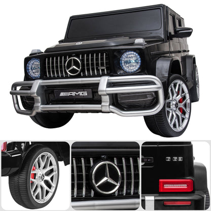 Kahuna Mercedes Benz AMG Licensed G63 Kids Electric Ride On Car Remote Control Dual 50W Motors Music Player LED Lights