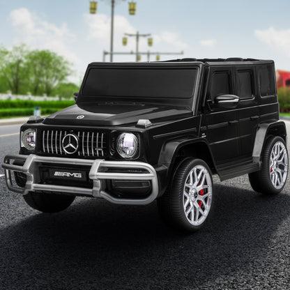 Kahuna Mercedes Benz AMG Licensed G63 Kids Electric Ride On Car Remote Control Dual 50W Motors Music Player LED Lights