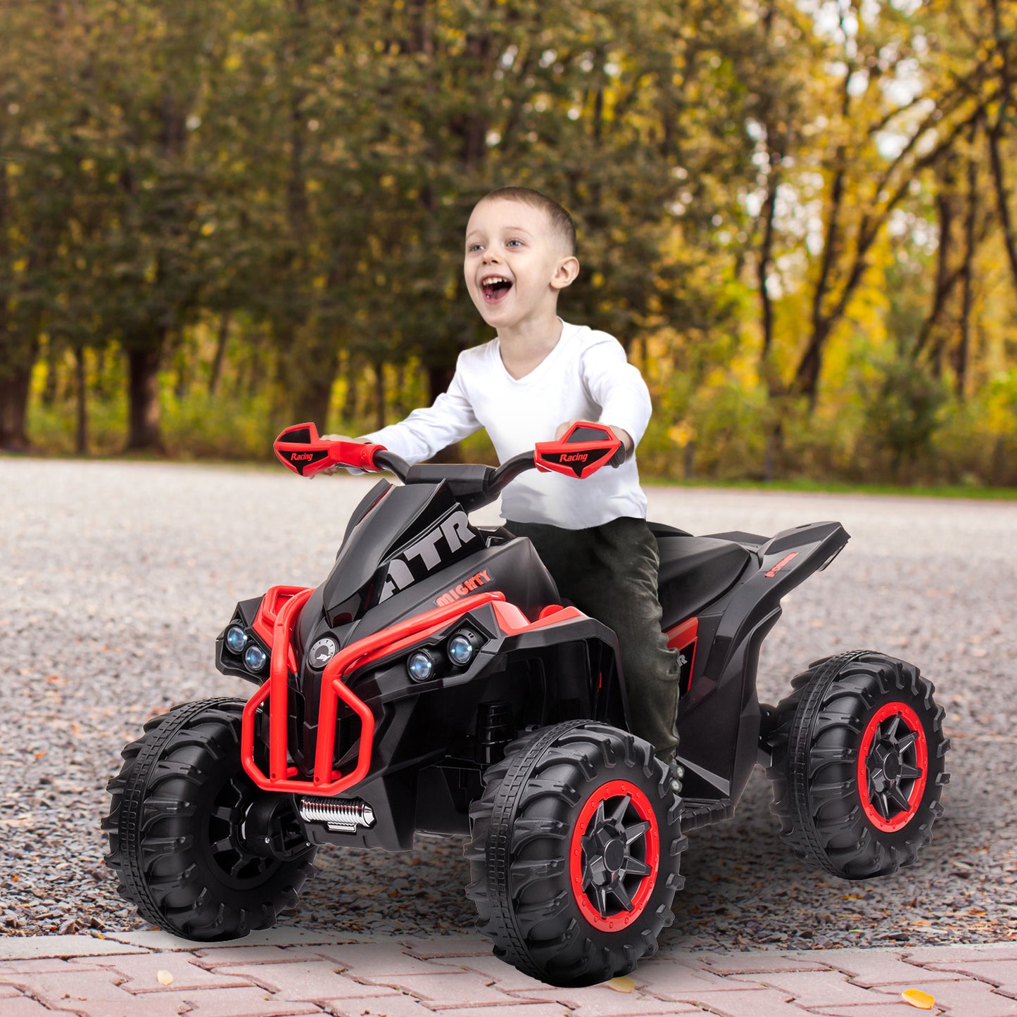Kahuna GTS99 Kids Electric Ride On Quad Bike Toy ATV 50W - Red