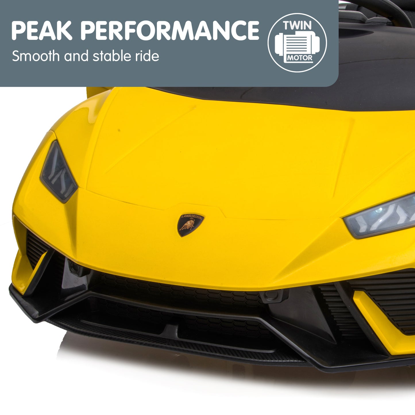 Lamborghini Performante Kids Electric Ride On Car - Yellow