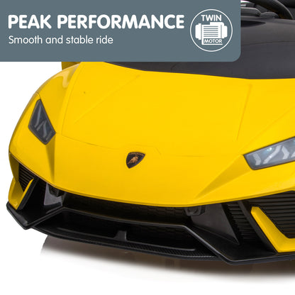 Lamborghini Performante Kids Electric Ride On Car - Yellow