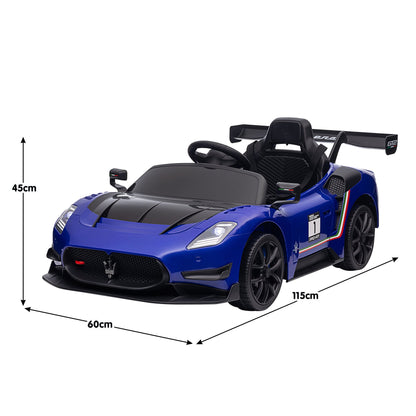 Kahuna Maserati MC20 GT2 Licensed Electric Kids Ride On Race Car Blue