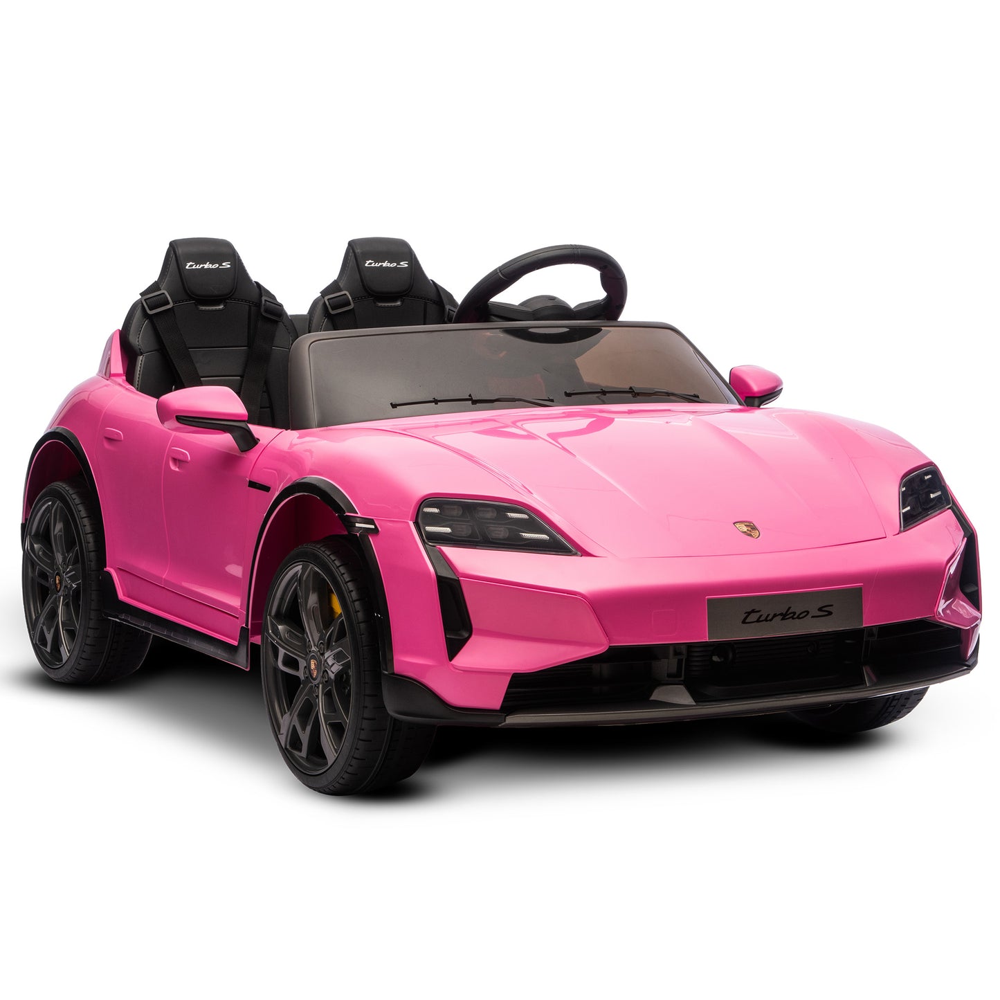Kahuna Porsche Taycan Turbo S Kids Electric Ride On Car Remote Control 90W 2 Seater