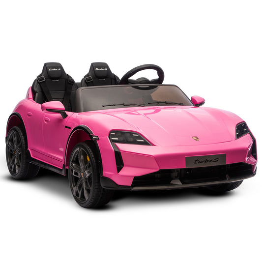 Kahuna Porsche Taycan Turbo S Kids Electric Ride On Car Remote Control 90W 2 Seater