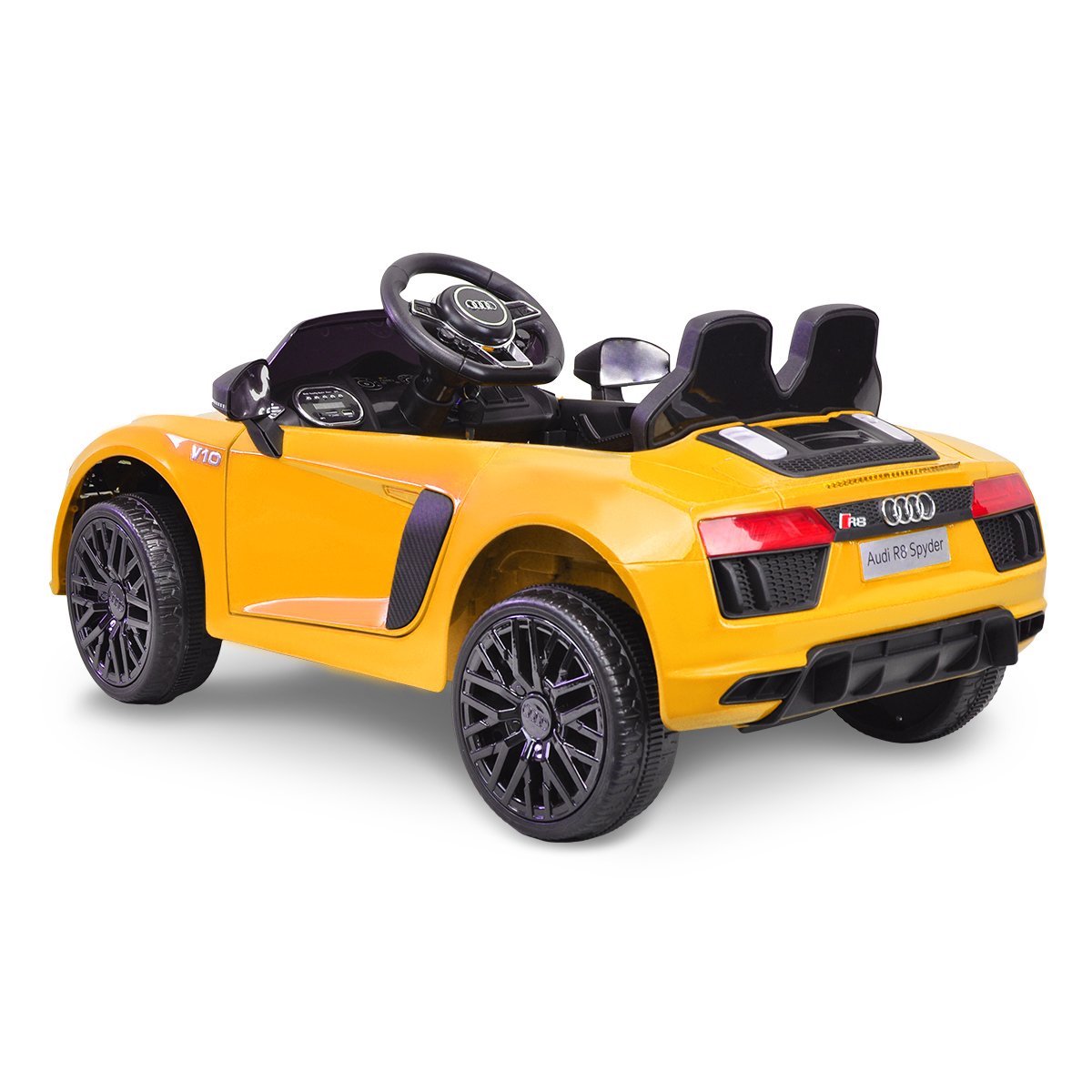 Kahuna R8 Spyder Audi Licensed Kids Electric Ride On Car Yellow