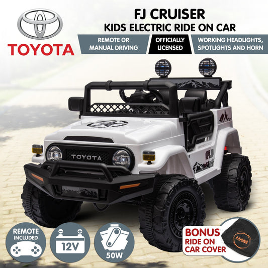 Kahuna Authorized Toyota Kids Ride-on FJ Cruiser J2099 - White