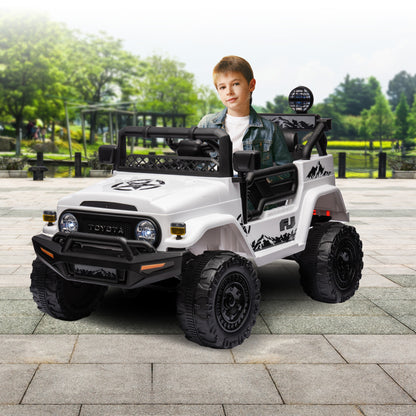 Authorized Toyota Kids Ride-on FJ Cruiser J2099 - White