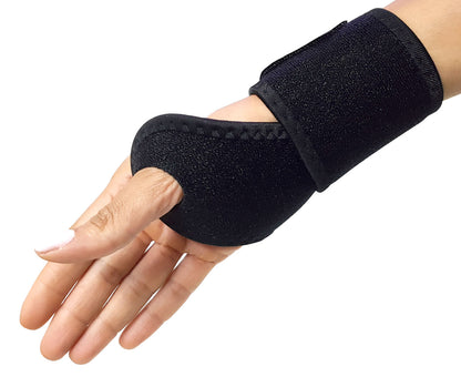 Wrist sports injury compression support