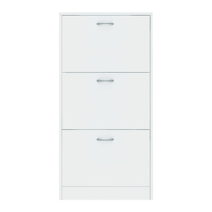 Sarantino Mavis Shoe Cabinet - White