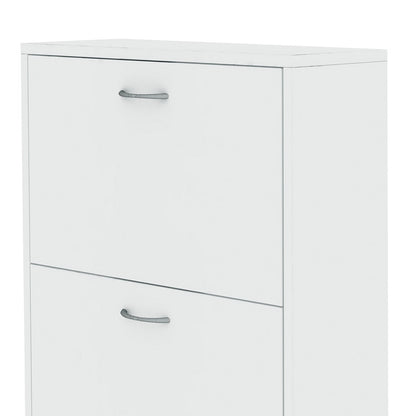 Sarantino Mavis Shoe Cabinet - White